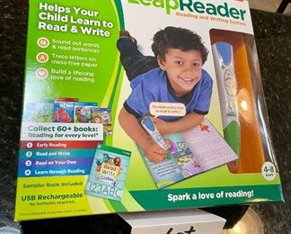 Lot 8385. $75.00 Leap Frog Leap Reader - New in Box- Reading and writing system, Item #21301. Retail $149.