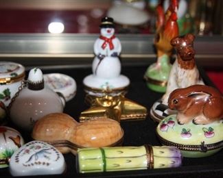 Limoges trinket boxes