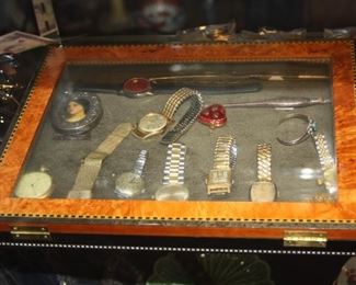 vintage watches mostly GF, 14K Hamilton wristwatch