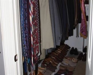 Men's clothes Suites shoes Ties and more - shoes size 9 