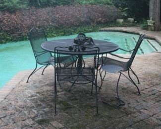 Iron patio furniture 