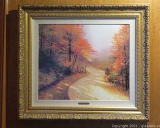 Autumn Lane by Thomas Kincaid
