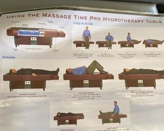 Hydromassage bed in pristine condition 