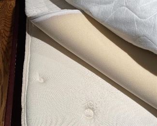 King Pillow Top mattress with foam topper