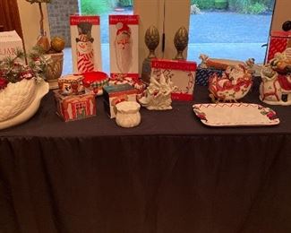 Fitz & Floyd Christmas Dishes