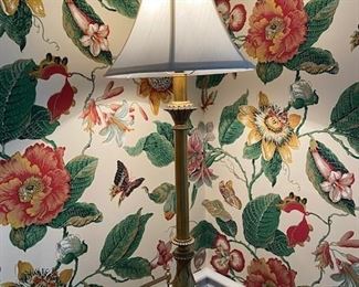 Two matching dining room lamps