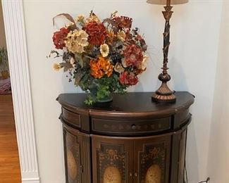 42x19x35" Painted Bombe Commode