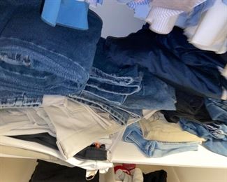 Lots and lots of jeanss