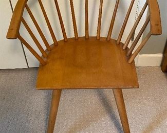 Very nice mid century chair by Russel Wright for Conant and Ball. Some light wear to the finish.