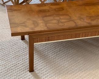 Dynamic mid century long and lean coffee table with a beautiful finish! One small flaw on the side/end which is pictured.
Measures 66" x 20" x 155"