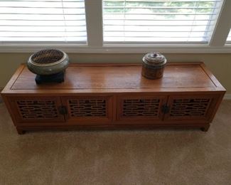 Beautiful Asian Inspired Credenza