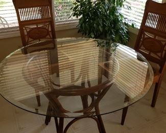 Round Glass Table 