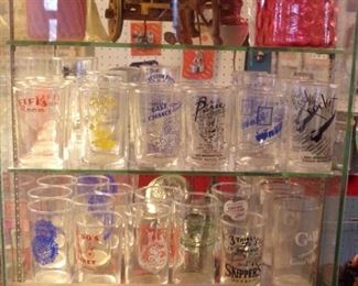 MICHIGAN PYREX BAR GLASSES. MOSTLY GRAND RAPIDS BARS $25.00 EACH.. 