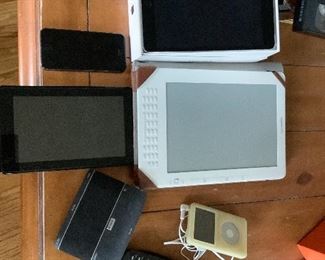 2 Kindles, ipod, ipad mini, TI-83 plus