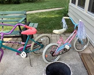 girls Huffy bikes