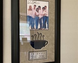 FRIENDS autographed and framed