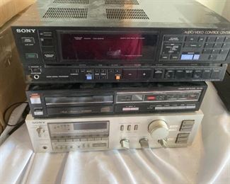 Sony Fisher Stereo Components