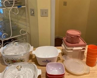 Vintage Pyrex and Tupperware