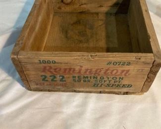 Vintage Remington wooden box