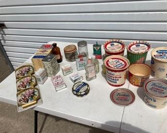 Vintage Tins and Bottles and More