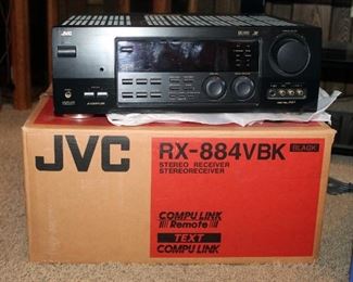 JVC Audio/Video Receiver, Model RX-884V And Sony DVD Player, Model DVP-NC85H Both With Remotes And Original Boxes