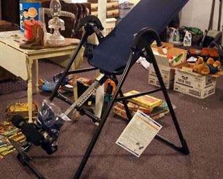 HangUps Teeter Inversion Table, Model F7000, 300lb Capacity, With Manual And Head Pillow