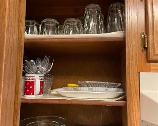 assorted dishes and glassware