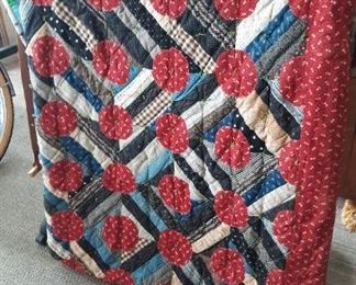 Several beautiful quilts