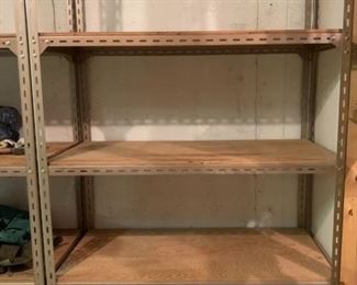 Storage Shelves - wood shelving - $ 100.00 /ea. (3)  