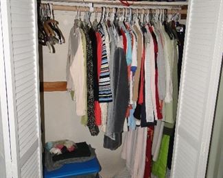 Clothes and scarves some vintage