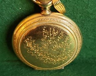 Lady Waltham Gold Pocket Watch