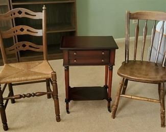 Vtg Chairs Bombay Side Table