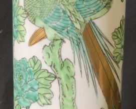 GOLD IMARI Hand Painted Porcelain Vase
