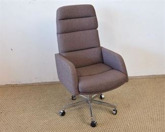 High Back Upholstered Swivel Desk Chair