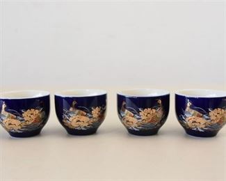 Set Four 4 Sake Cups