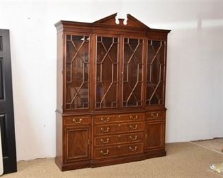 White Furniture Regency Style Mahogany Brekfront