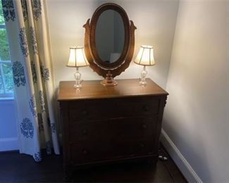 Victorian Style Mirrored Dresser