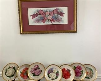 All America Rose Selection Plates
