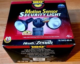 Motion Sensor 180 degree Detection Zone Security Light By Zenith