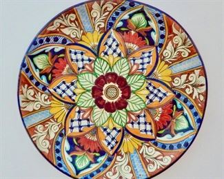 LARGE PAINTED PLATTER FOR HANGING ON YOUR WALL.  $125