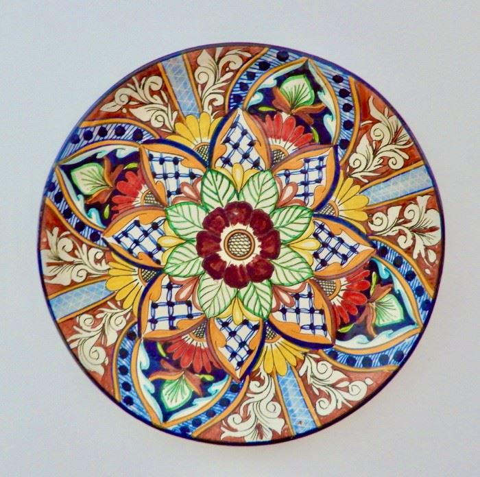 LARGE PAINTED PLATTER FOR HANGING ON YOUR WALL.  $125