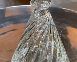 Collevilca Crystal Glass Conical Decanter Italy Colle Vilca	10 1/4” H x 6 3/8” Diameter	
