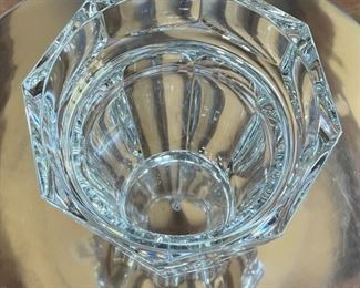 9in Baccarat Crystal Moulin Rouge Vase/Ice/Champagne  Bucket  Harcourt	9x8.25x8.25in	HxWxD

