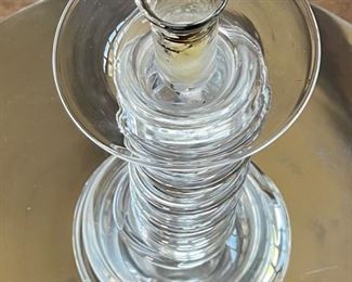 Pino Signoretto Murano Art Glass Candle Holder	15.5in H x 7.5in Diameter	
