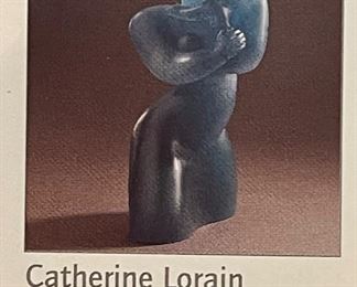 Daum Catherine Lorain La Maternite Crystal Sculpture Statue	17x8x10.5in	HxWxD
