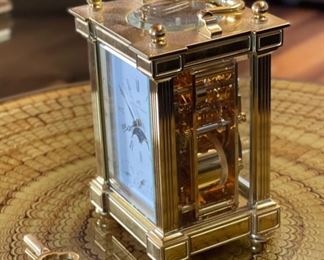 Matthew Norman 1781 8 Day Moon Phase Repeater Carriage Clock Moonphase	6x4.25x3.5in	HxWxD
