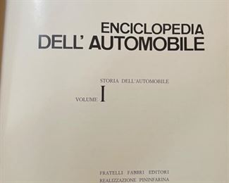 Enciclopedia Dell Automobile Italian 1-7 Book Set	Vol 1: 12x10in	

