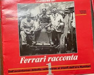 Lot of 5 Ferrari  Racconta Booklets	9.75x 11.5in	
