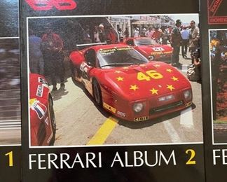 Lot of 3 Ferrari Albums  Ferrari Album	11x8.5in	
