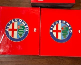 Alfa Romeo 2 Volume Book Set Catalogue Raisonne 1910-1982	11.5x10.5x2.5in	HxWxD
